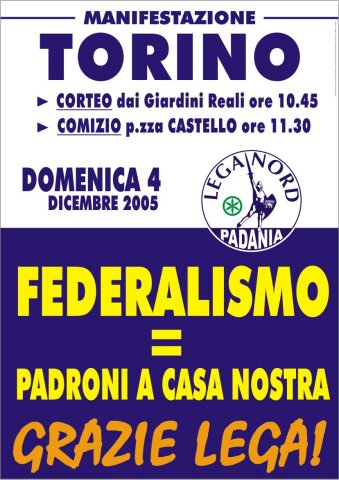 I Manifesti Lega Nord - 2005